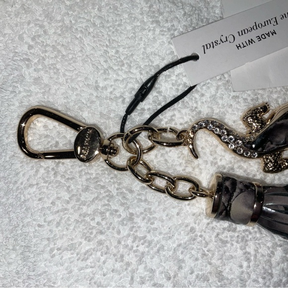 Brahmin Croc Tassel Charm/Keychain, NWT - Picture 5 of 10